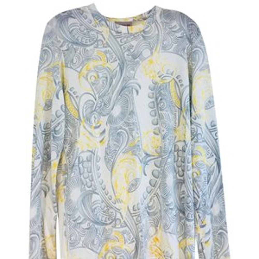 Versace Classic Printed Viscose Blend Men's Top M